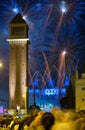 Firework in Barcelona Royalty Free Stock Photo