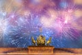 Celebration at Berlin Brandenburg Gate Royalty Free Stock Photo