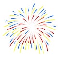 Firework Burst New Year Celebration Illustration Icon Royalty Free Stock Photo