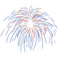 Firework Burst New Year Celebration Vector Illustration Icon Royalty Free Stock Photo