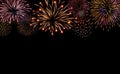 Firework bursting sparkle background set Royalty Free Stock Photo