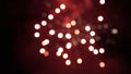 Firework. Celebratory bright firework in a night sky. Fireworks in the night sky of Moscow colorful. Royalty Free Stock Photo