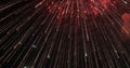 Firework. Celebratory bright firework in a night sky Royalty Free Stock Photo