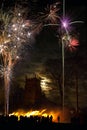 Firework Display - 5th November - England Royalty Free Stock Photo