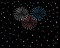 Firework display and celebration