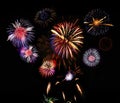 Firework display Royalty Free Stock Photo