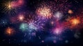 Firework display Royalty Free Stock Photo