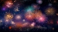 Firework display Royalty Free Stock Photo