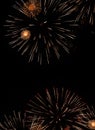 Firework explosion in the night sky Royalty Free Stock Photo