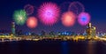 Firework festival. Royalty Free Stock Photo