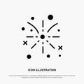 Firework, Fire, Easter, Holiday solid Glyph Icon vector Royalty Free Stock Photo