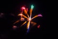 Firework fireworks celebration star form red green purple blue g