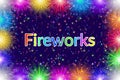 Firework, Holiday Background Royalty Free Stock Photo