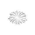 Firework illustration Royalty Free Stock Photo