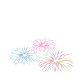 Firework illustration Royalty Free Stock Photo