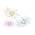 Firework illustration Royalty Free Stock Photo