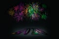 Firework 2020 New year concept. Royalty Free Stock Photo