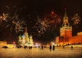 Firework over Red square