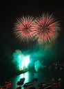 Firework over the rhine valley