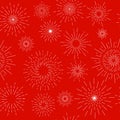 Firework pattern. New year celebrate. Festive background, congratulation crackers, burst theme, birthday event. Sunburst Royalty Free Stock Photo