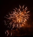 Firework in Prague XII Royalty Free Stock Photo