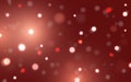 Firework red color bokeh soft light abstract background, Vector eps 10 illustration bokeh particles Royalty Free Stock Photo