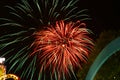 Firework in Vienna Prater Royalty Free Stock Photo