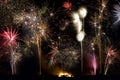 Fireworks - 5th November - Guy Fawkes Night Royalty Free Stock Photo