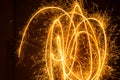 Fireworks abstract background. Royalty Free Stock Photo