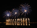 Fireworks in Bay of Cannes, 14th july, France