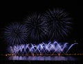 Fireworks in Bay of Cannes, 14th july, France