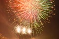 Fireworks on the beach, Blanes