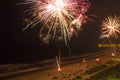 Fireworks On Beach