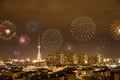 Fireworks in berlin Royalty Free Stock Photo