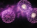 Fireworks, Scattering of Red Lights, Bright Explosion, For Backgrounds