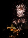 Fireworks in Brno Royalty Free Stock Photo