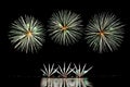 Fireworks bursting Royalty Free Stock Photo