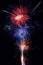 Fireworks on the night of San Juan, Spain