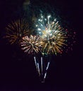 Fireworks are a class of low explosive pyrotechnic devices used for aesthetic and entertainment purposes