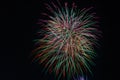 Fireworks cluster Royalty Free Stock Photo