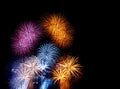 Fireworks colorful