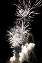 Fireworks display in London during the New Year celebration