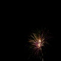 Fireworks display night in London, UK Royalty Free Stock Photo