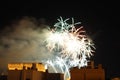 Fireworks in Elche for the festivities Royalty Free Stock Photo