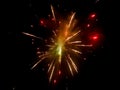 Fireworks exploding