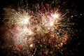 Fireworks exploding Royalty Free Stock Photo