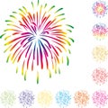 Fireworks, Explosion in Color, Fireworks Background