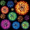 Fireworks and Explosion 3D Design Element