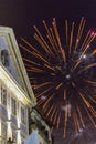 Fireworks of festival of St John of Porto.