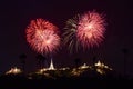 Fireworks festival in Thailand